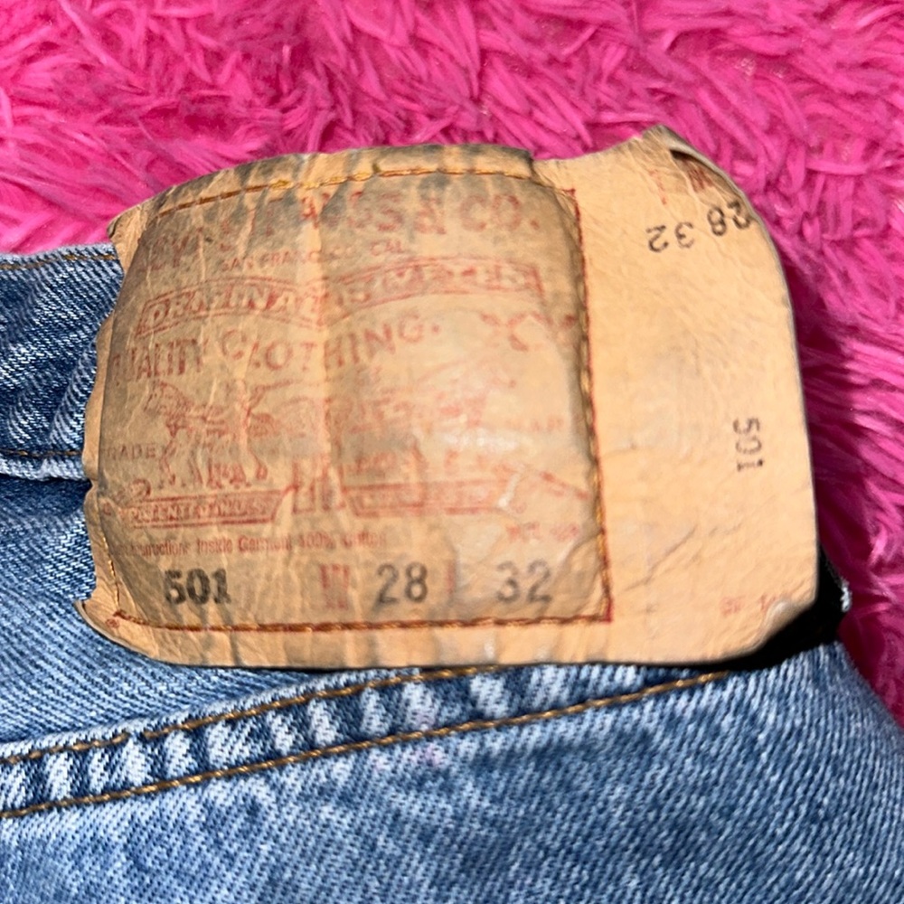 Vintage levis worn lightly